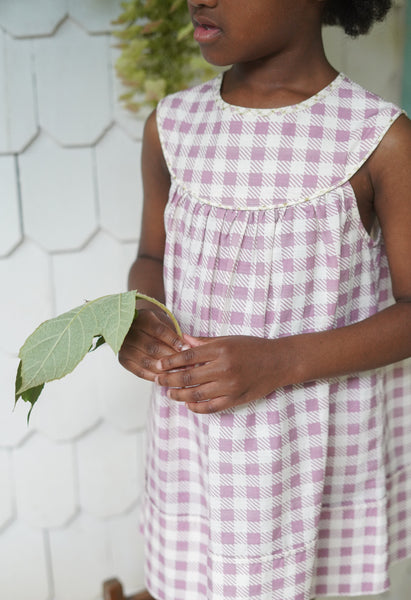 Delilah Dress, Gingham Print, Zinnia – Soor Ploom