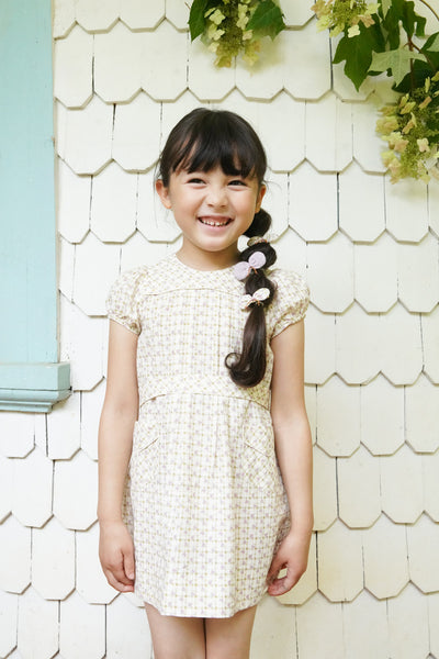 Soor Ploom＊Ismay Dress 8y Ismay Dress, Checker Rose Print, Zinnia – Soor Ploom