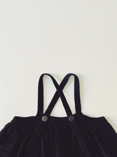 Eloise Pinafore, OverDye Black