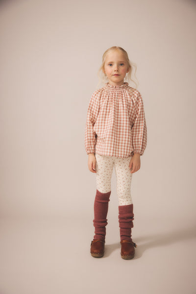 Imelda Blouse, Gingham, Cherry – Soor Ploom