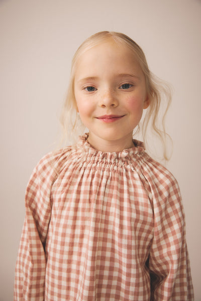 トップス SOOR PLOOM Imelda Gingham Cherry 8y トップス SOOR PLOOM Imelda Gingham Cherry 8y SOOR PLOOM