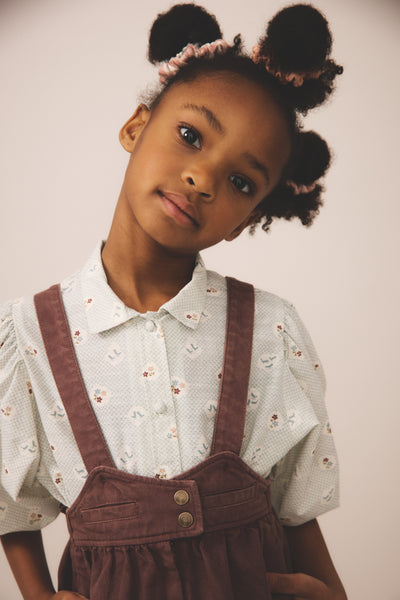 新品　soor ploom Minnie Pinafore 4Y Minnie Pinafore, Prune \u2013 Soor Ploom