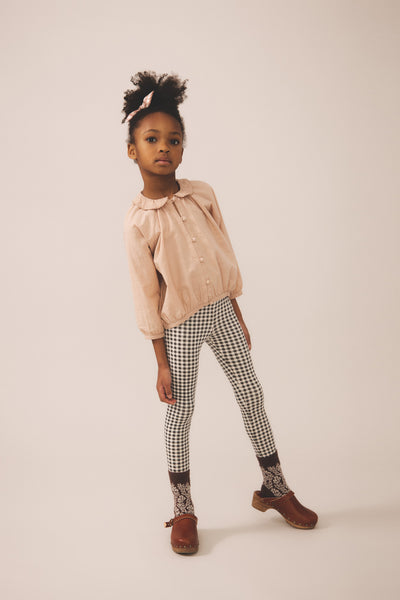 レッグウェア soor ploom / Stretch legging-sugar plum LAST！Soor Ploom（ソーアプルーム）／STRETCH LEGGING - GINGHAM