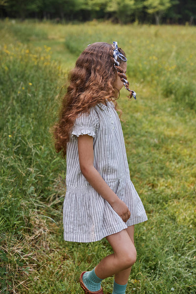 Lucille Dress, Ticking Stripe