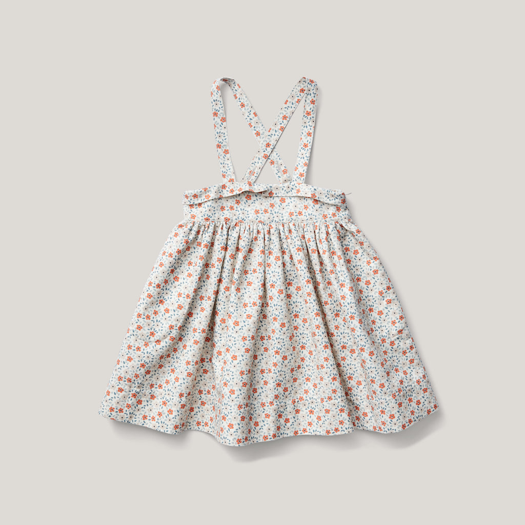 Enola Pinafore, Meadow Print