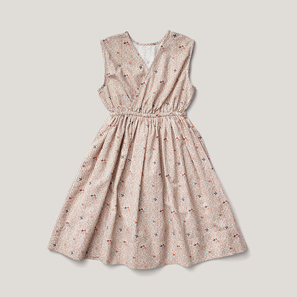 Orla Dress, Flower Ribbon Print