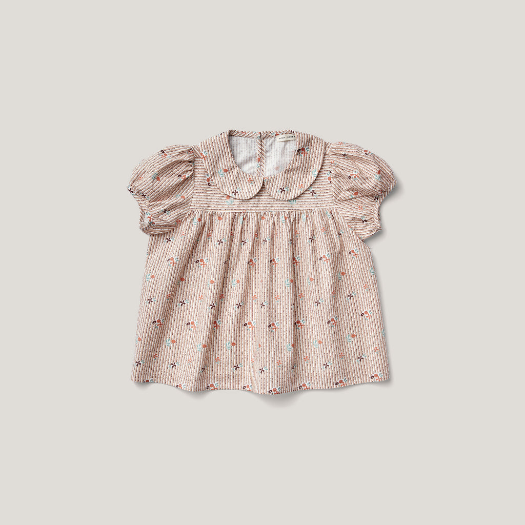 Nellie Blouse, Flower Ribbon Print – Soor Ploom 