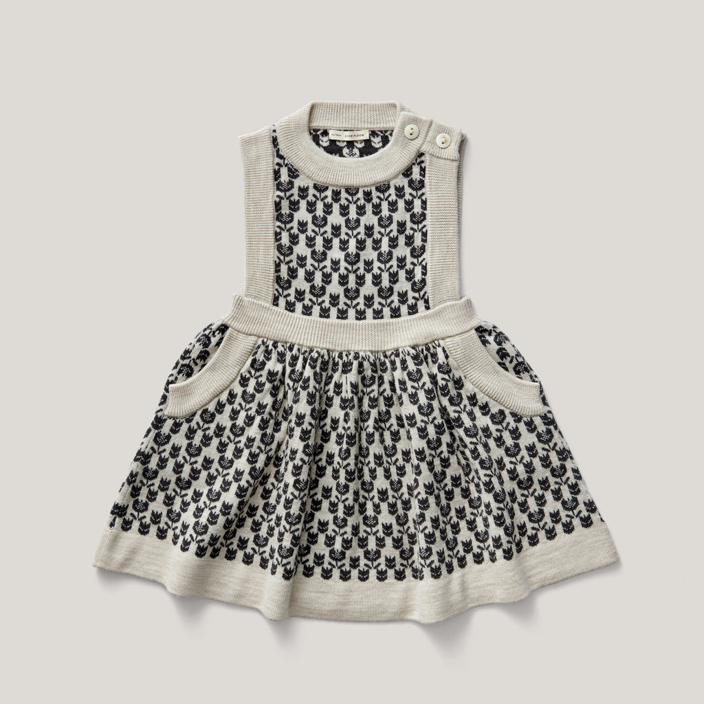 Ismay Dress, Checker Rose Print, Zinnia – Soor Ploom