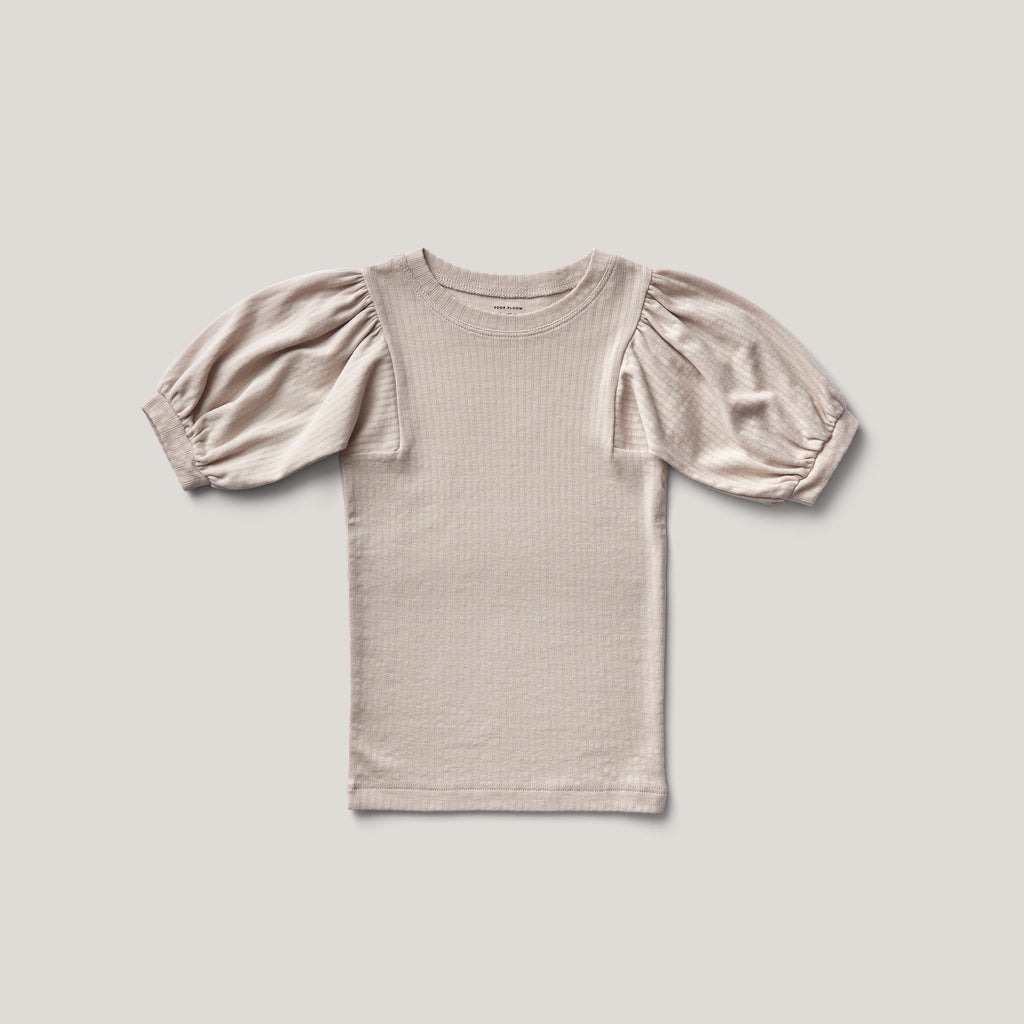 Balloon Tee, Dove Pointelle* – Soor Ploom