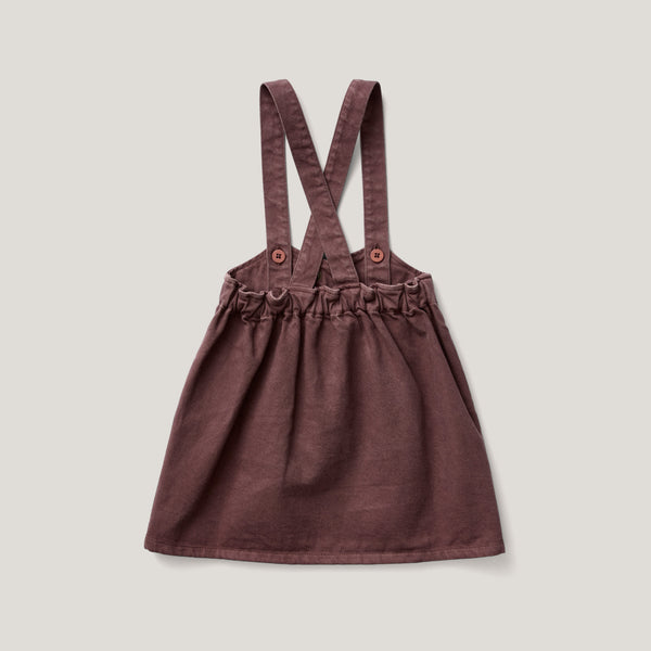 スカート soor ploom Minnie Pinafore 5y Minnie Pinafore, Prune – Soor Ploom