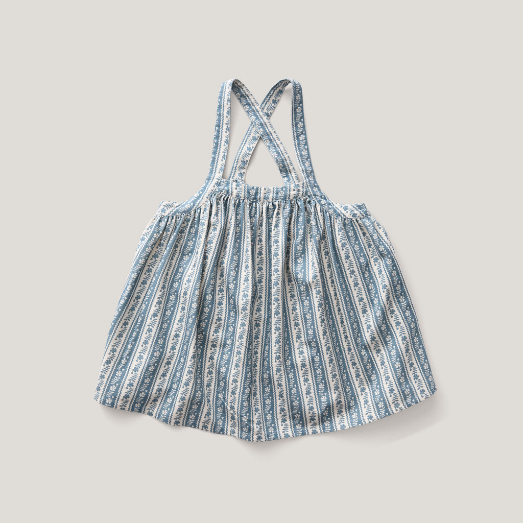 Eloise Pinafore, Lattice Print, Azul – Soor Ploom Eloise Pinafore, Lattice Print, Azul – Soor Ploom