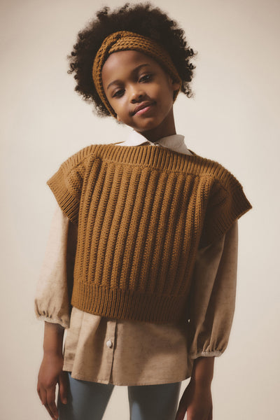 soor ploom everdine vest in marmalade at Little