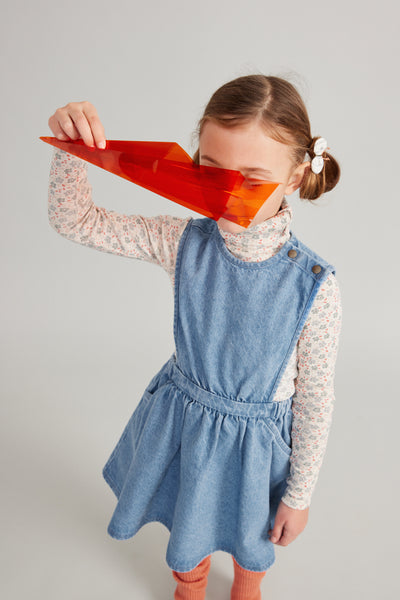 Tippi Pinafore, Light Denim – Soor Ploom