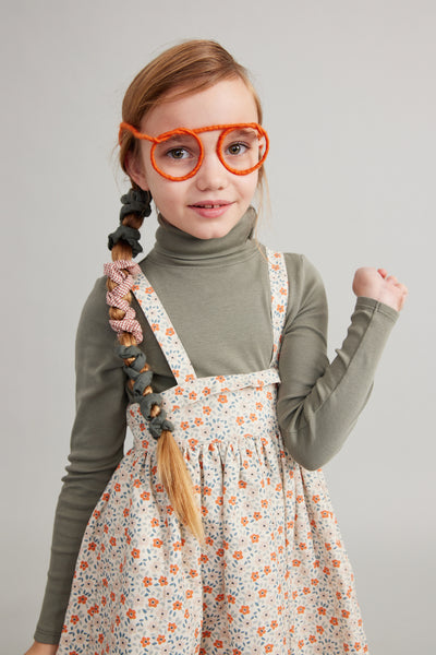 Enola Pinafore, Meadow Print – Soor Ploom