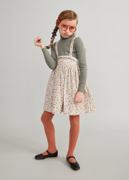 Enola Pinafore, Meadow Print – Soor Ploom