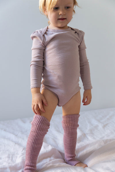 Long Sleeve Pouf Onesie, Cloud – Soor Ploom