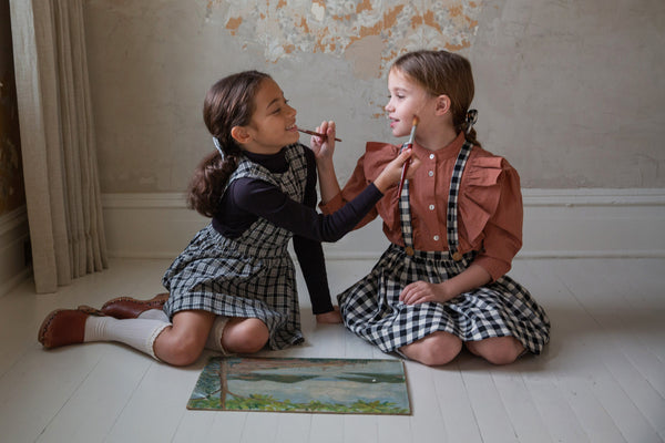 Tippi Pinafore, School Plaid