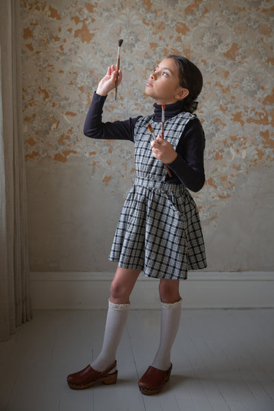 Tippi Pinafore, School Plaid