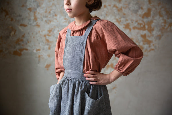 Harriet Pinafore, Mini Houndstooth – Soor Ploom