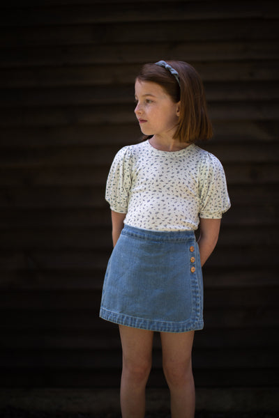 Balloon Tee, Rosebud Print – Soor Ploom