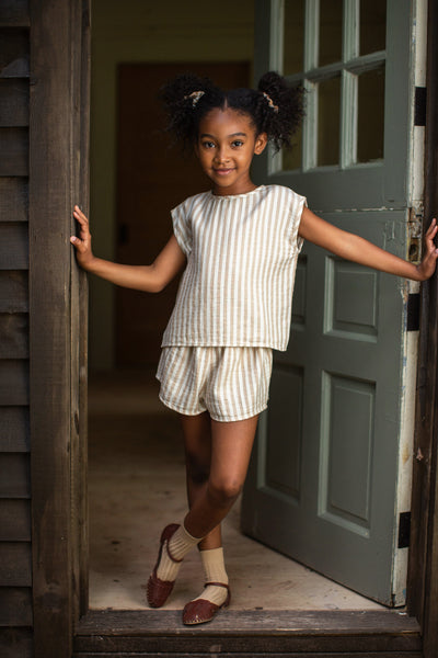 Flora Shorts, Stripe – Soor Ploom