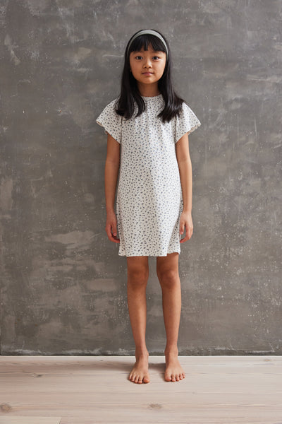 Flutter Dress, Rosebud Print