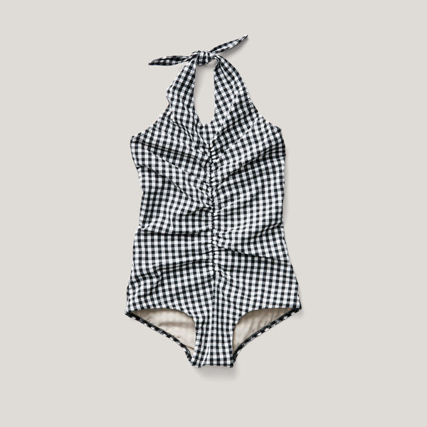 Soor Ploom Uma swimsuit, gingham 8Y - 水着