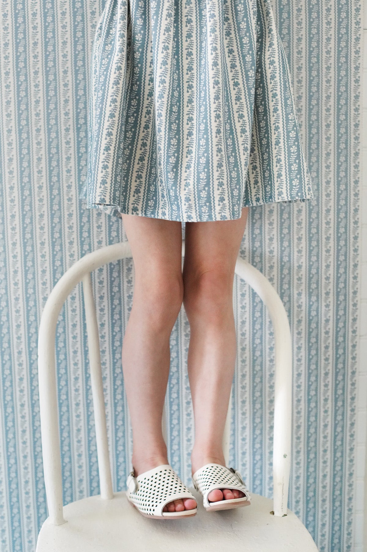 Lattice Print, Azul