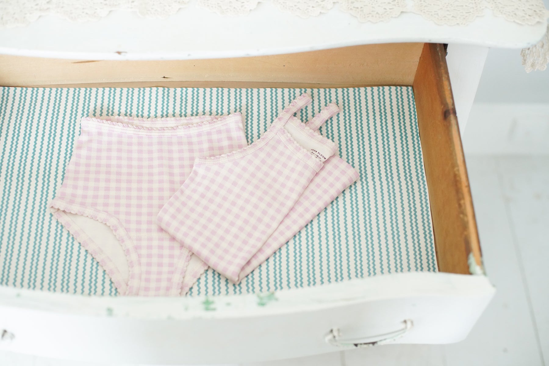 Gingham Print, Bubble