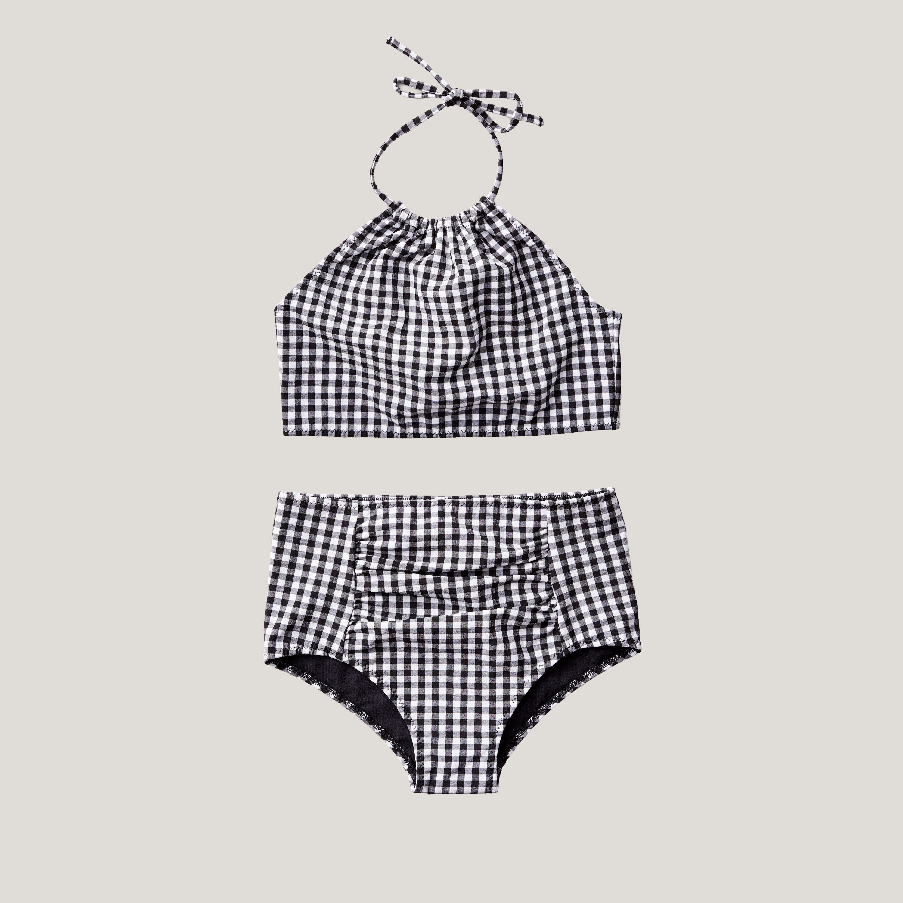 Cleo Swim Set, Gingham – Soor Ploom