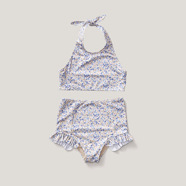 Dilly Swimsuit, Menagerie Print, Blueberry*