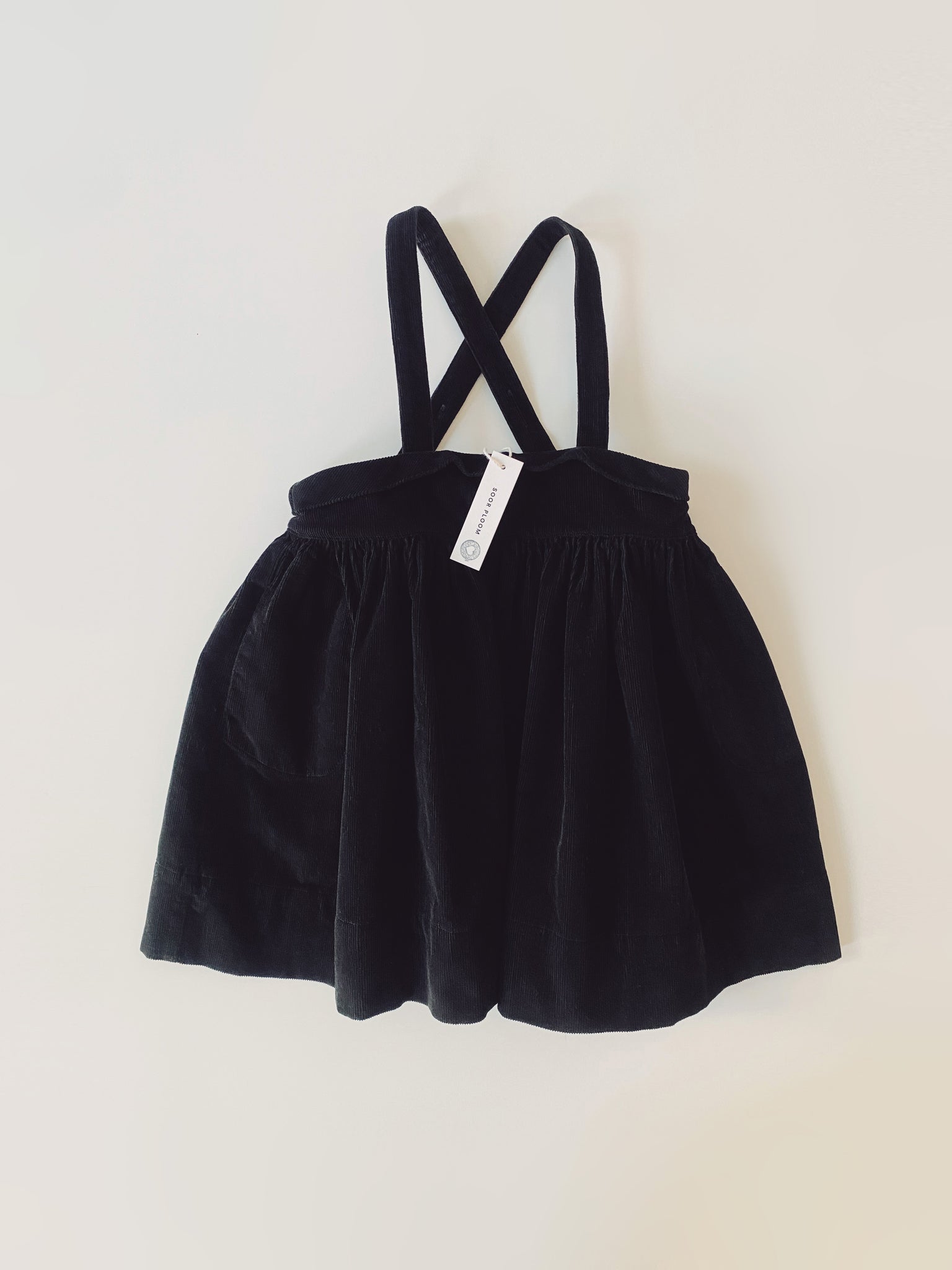 Enola Pinafore, OverDye Black