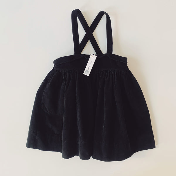Enola Pinafore, OverDye Black