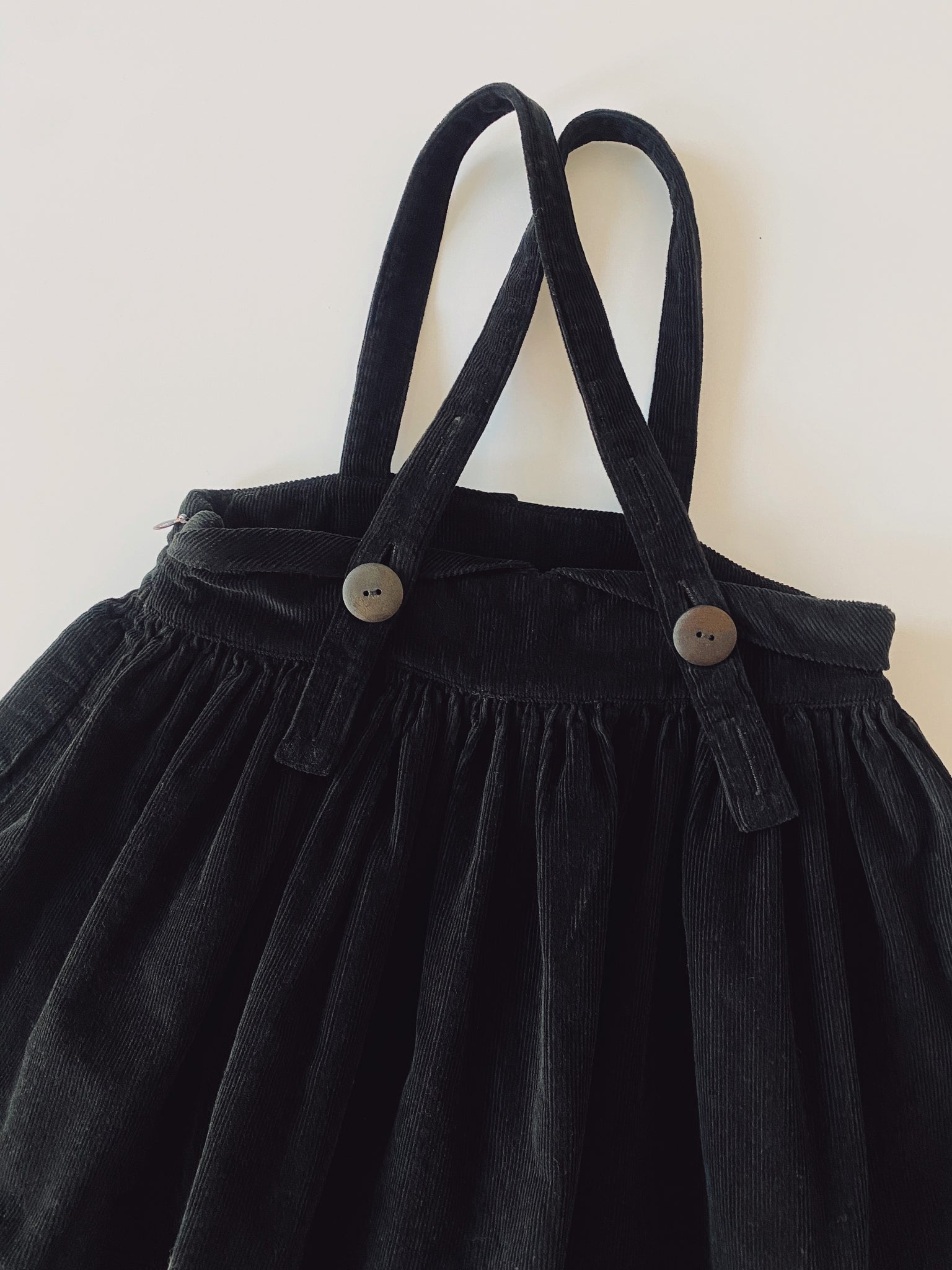 Enola Pinafore, OverDye Black