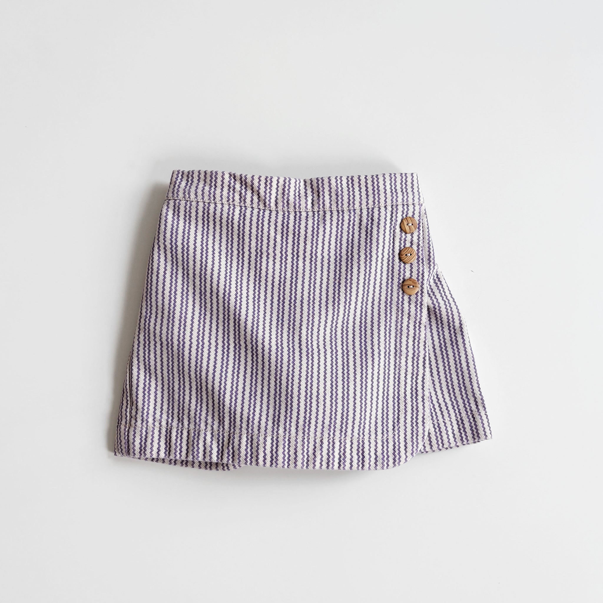 Olive Skort, Ric Rac Print, Pansy Size 5