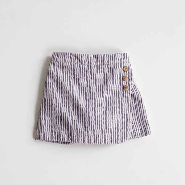 Olive Skort, Ric Rac Print, Pansy Size 5