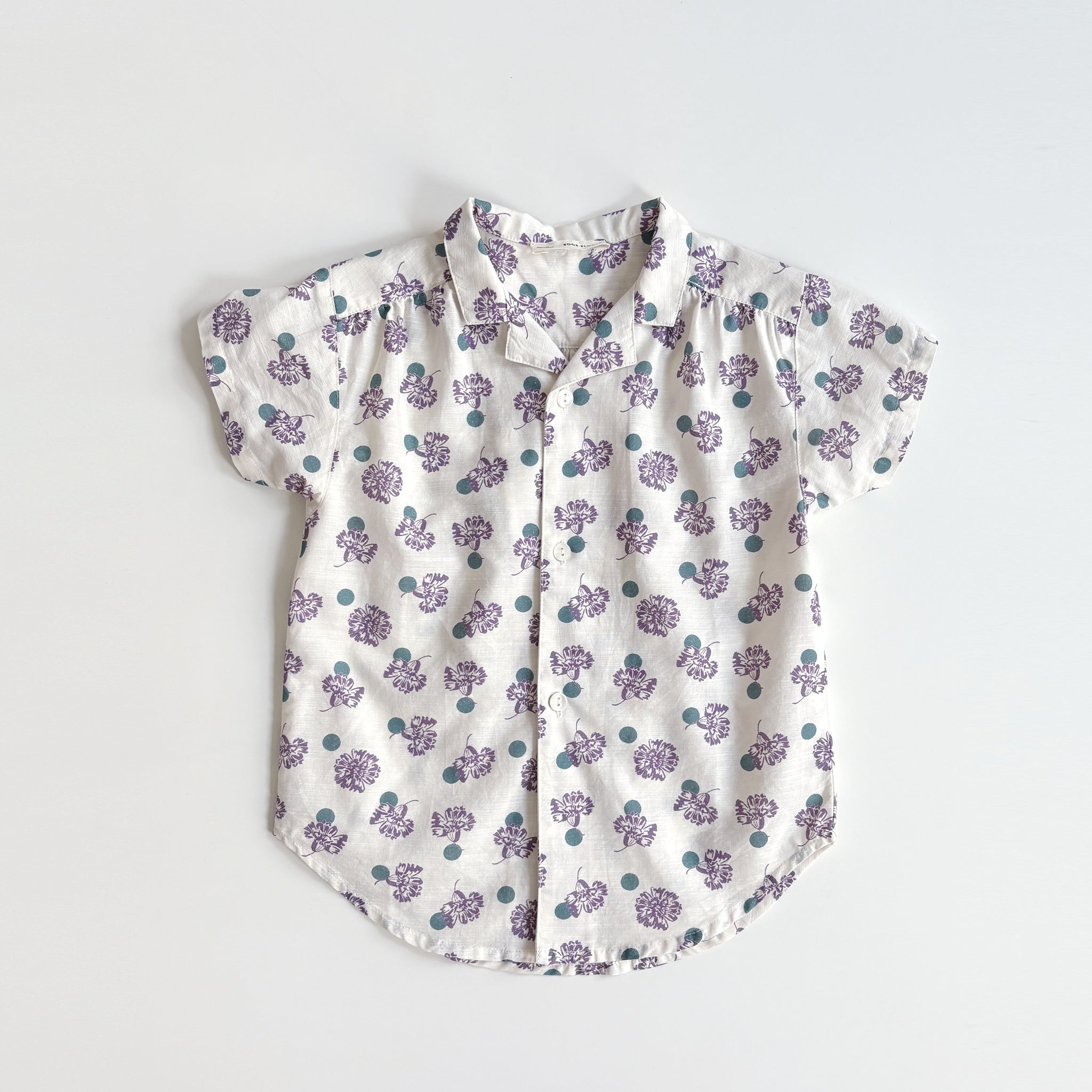 Billie Blouse, Carnation Print, Pansy, Size 5