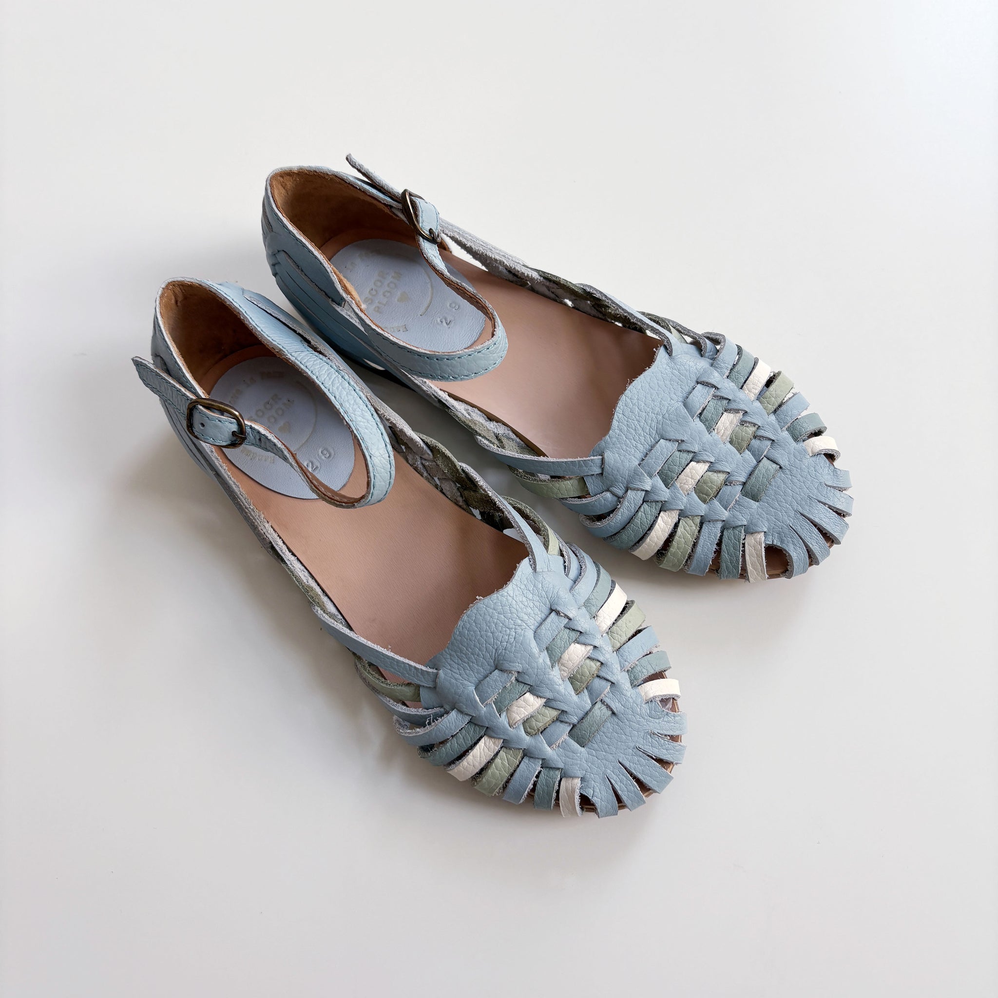 Huarache, Sandal, Azul, Mix, Size 31