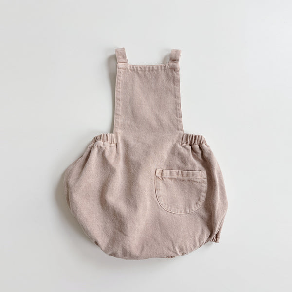 Oona Romper, Pedra, Size 5