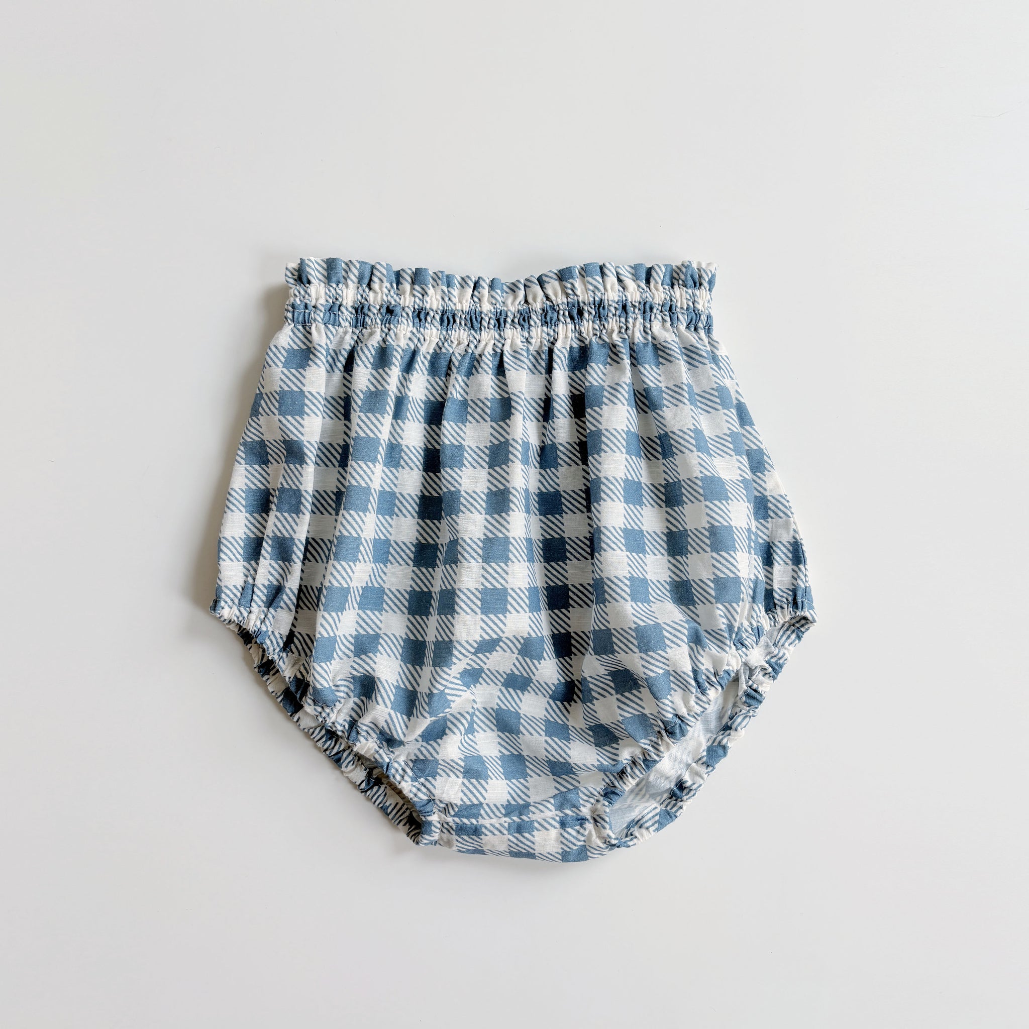 Lottie Bloomer, Gingham Print, Azul, Size 5