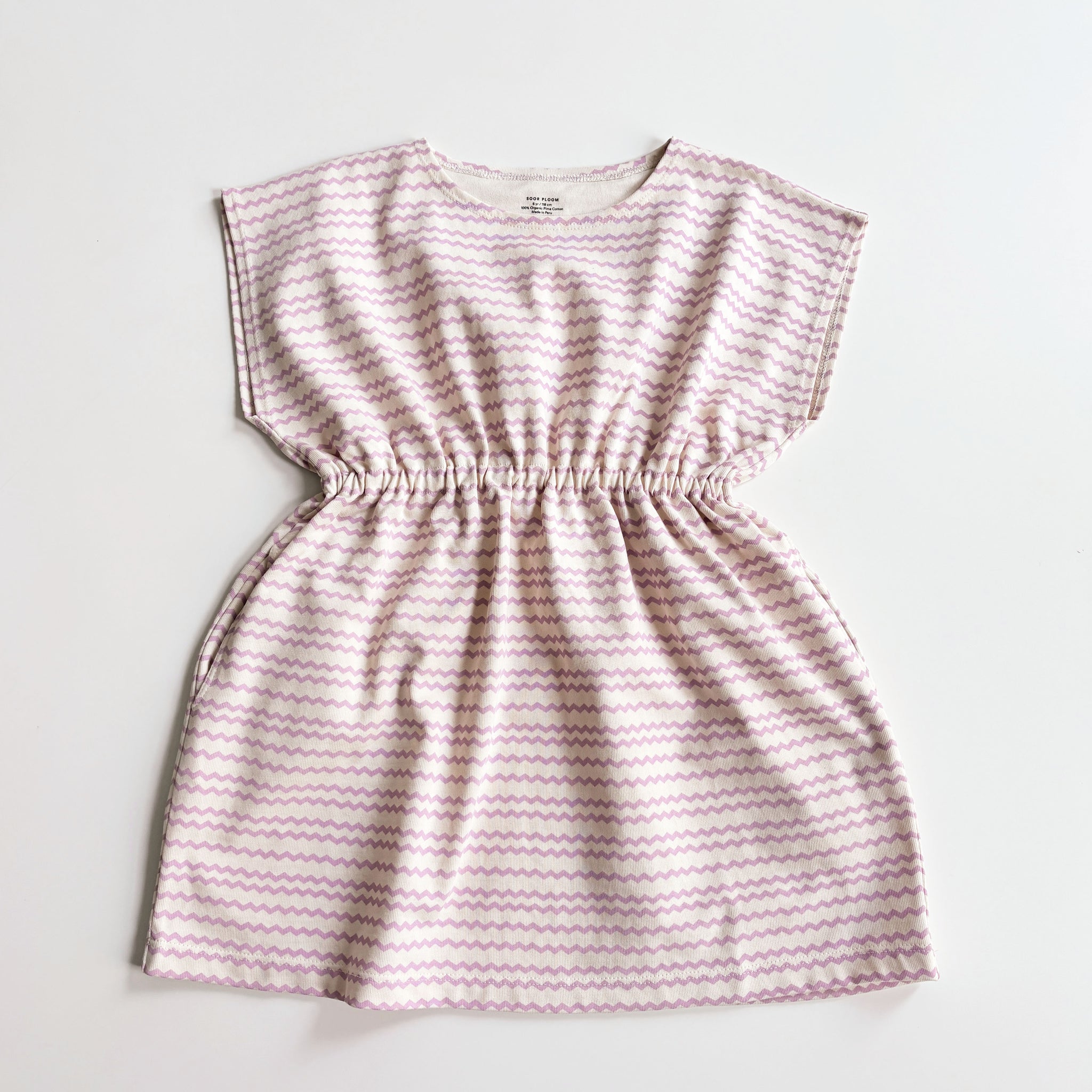 Weekend Dress, Ric Rac Print, Pansy, Size 6