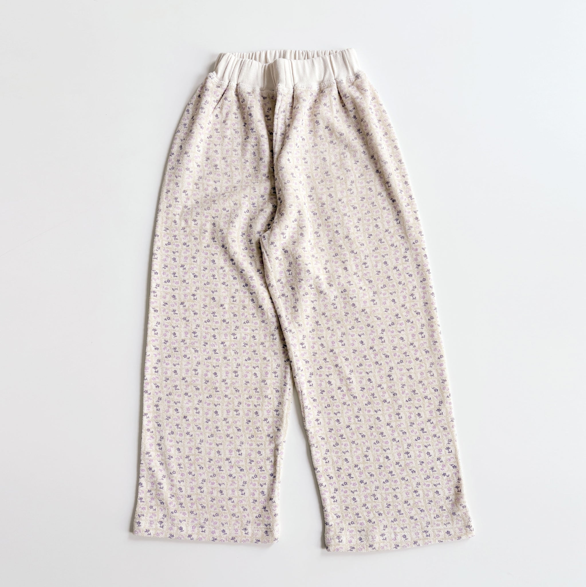 Roomy Pant, Flower Press Print, Soy, Size 6