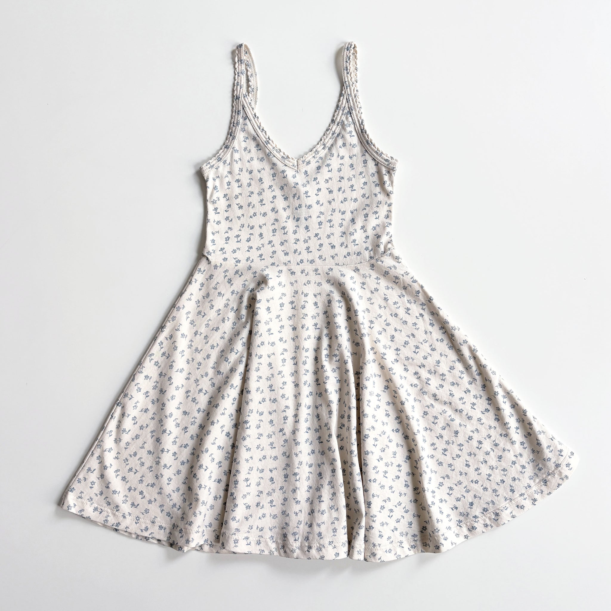 Pixie Dress, Chicweed Print, Azul, Size 6