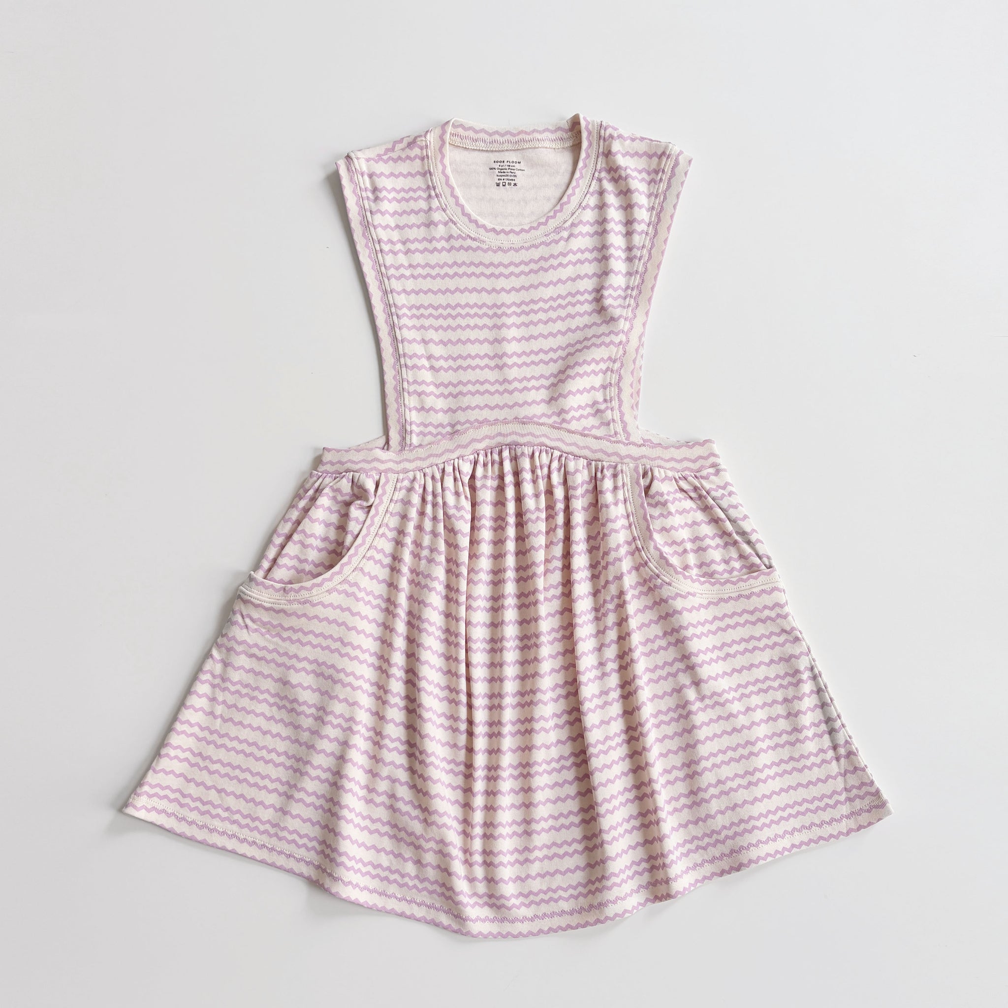 Dunes Dress, Ric Rac Print, Pansy, Size 6