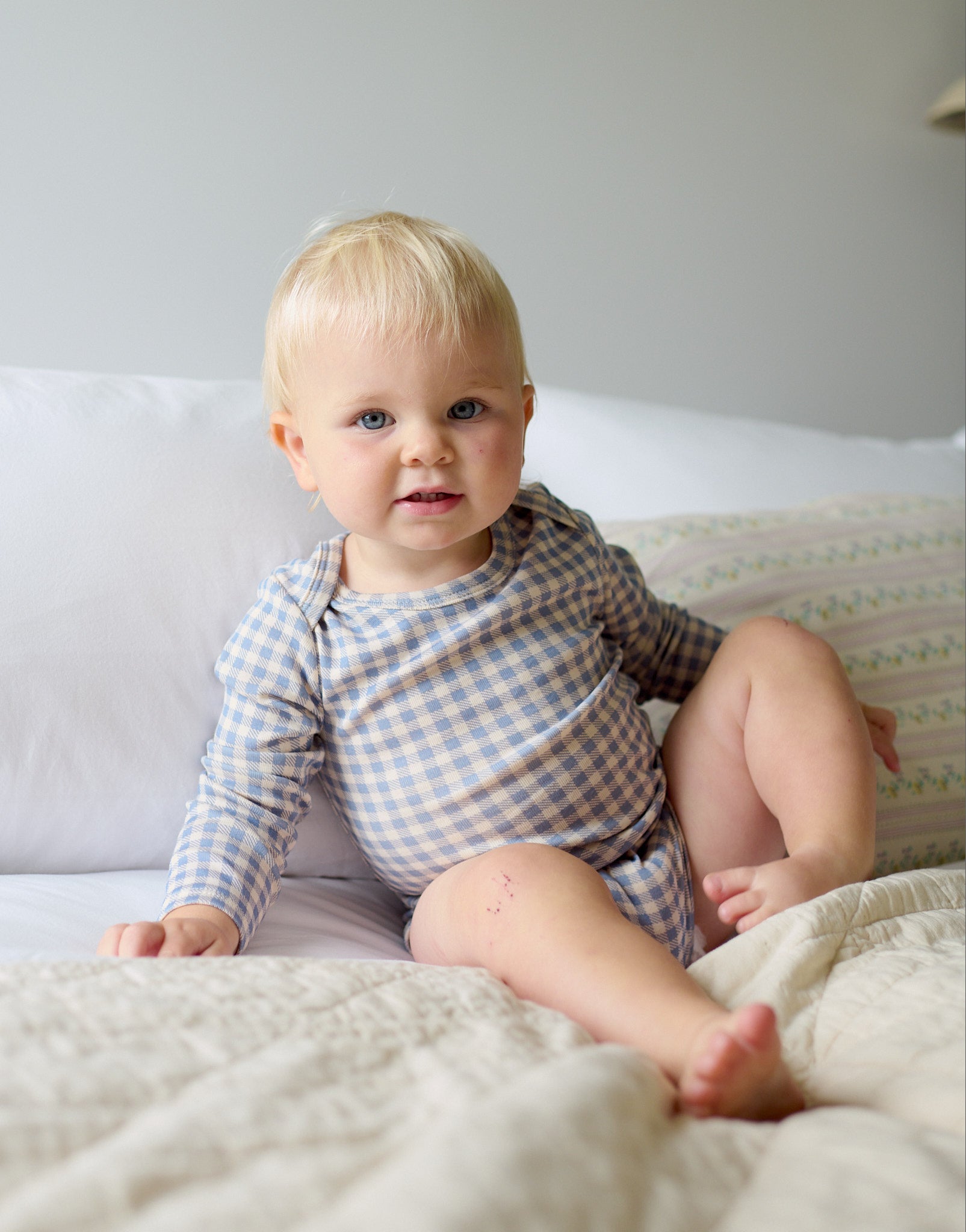 Gingham Print, Powder