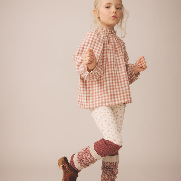 Imelda Blouse, Gingham, Cherry