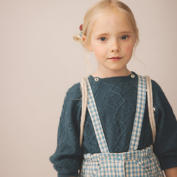 Harlyn Pinafore, Gingham, Oasis