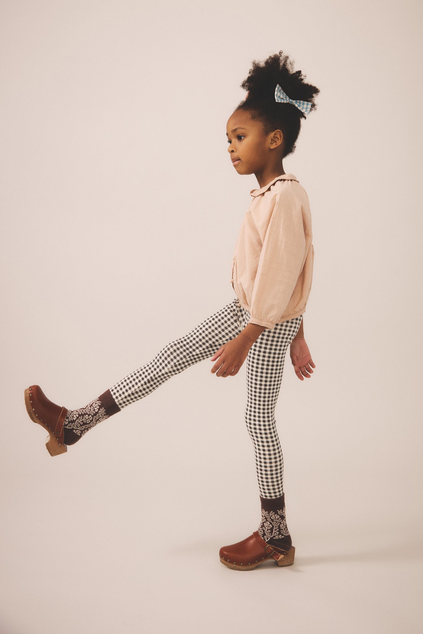 Gingham Print, Shale