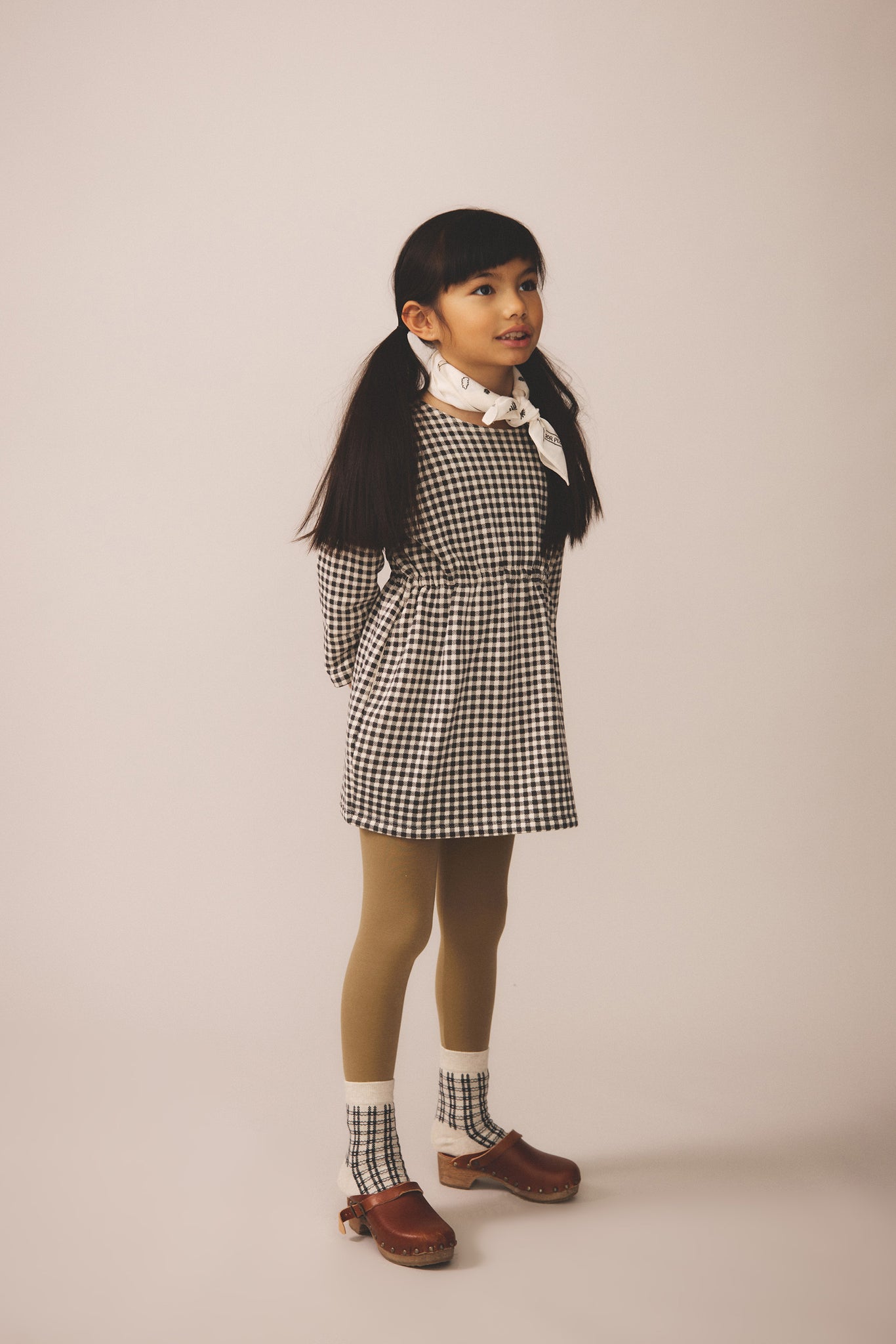 Gingham Print, Shale