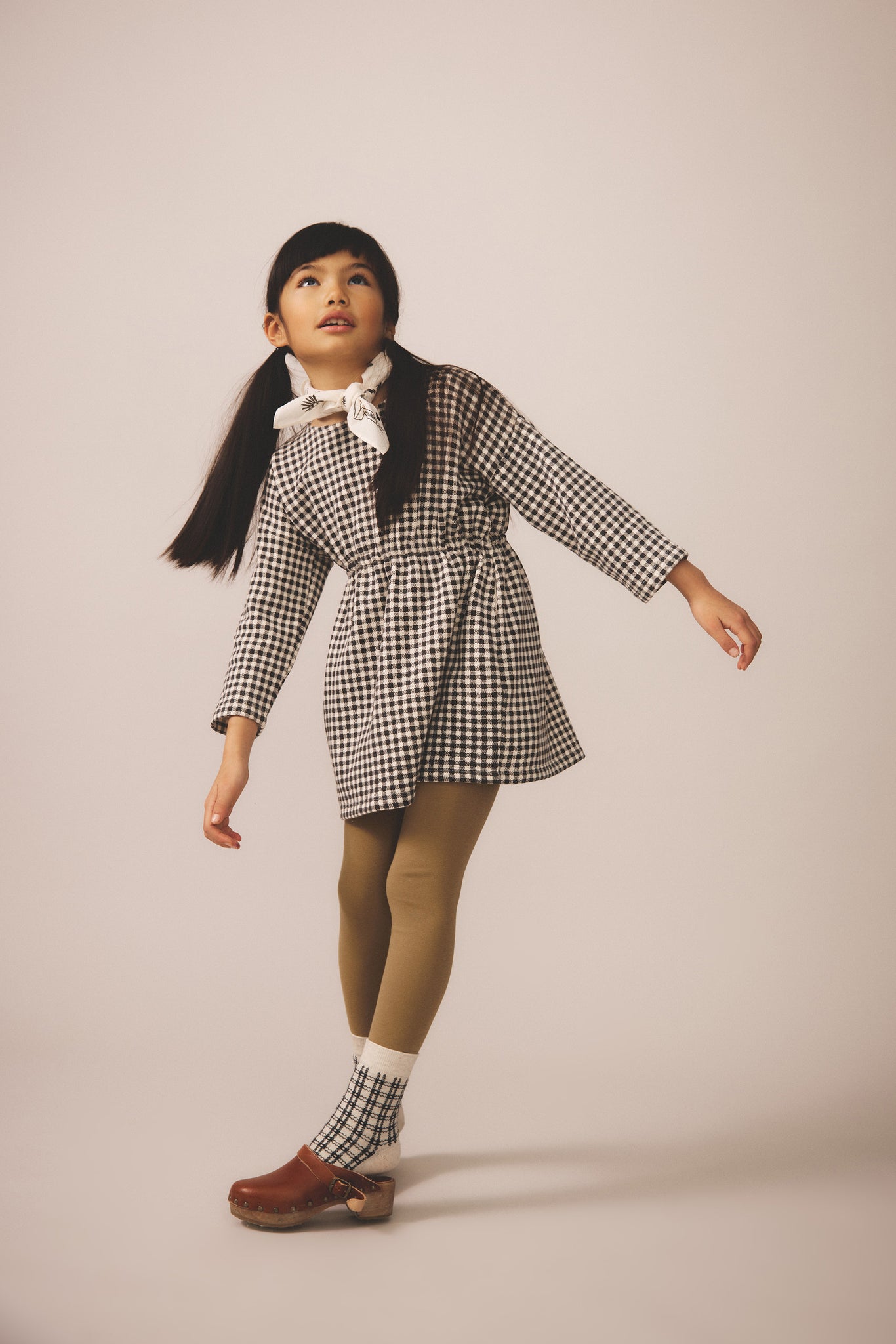 Gingham Print, Shale